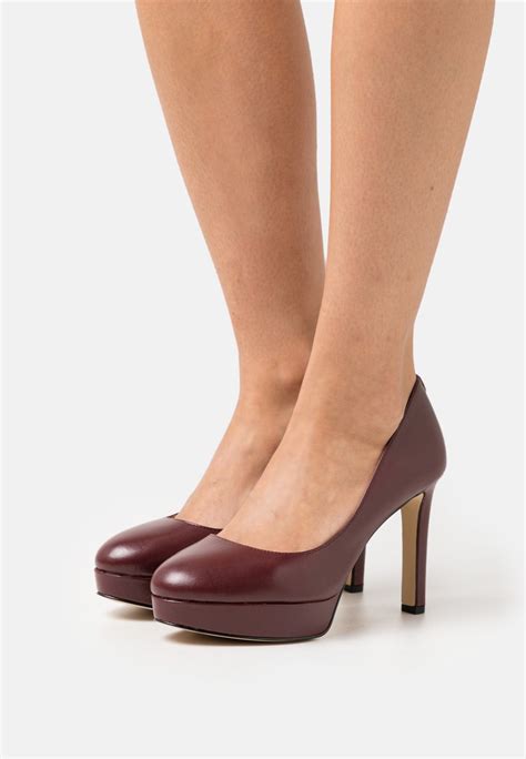 michael kors sock heels|Michael Kors heels merlot.